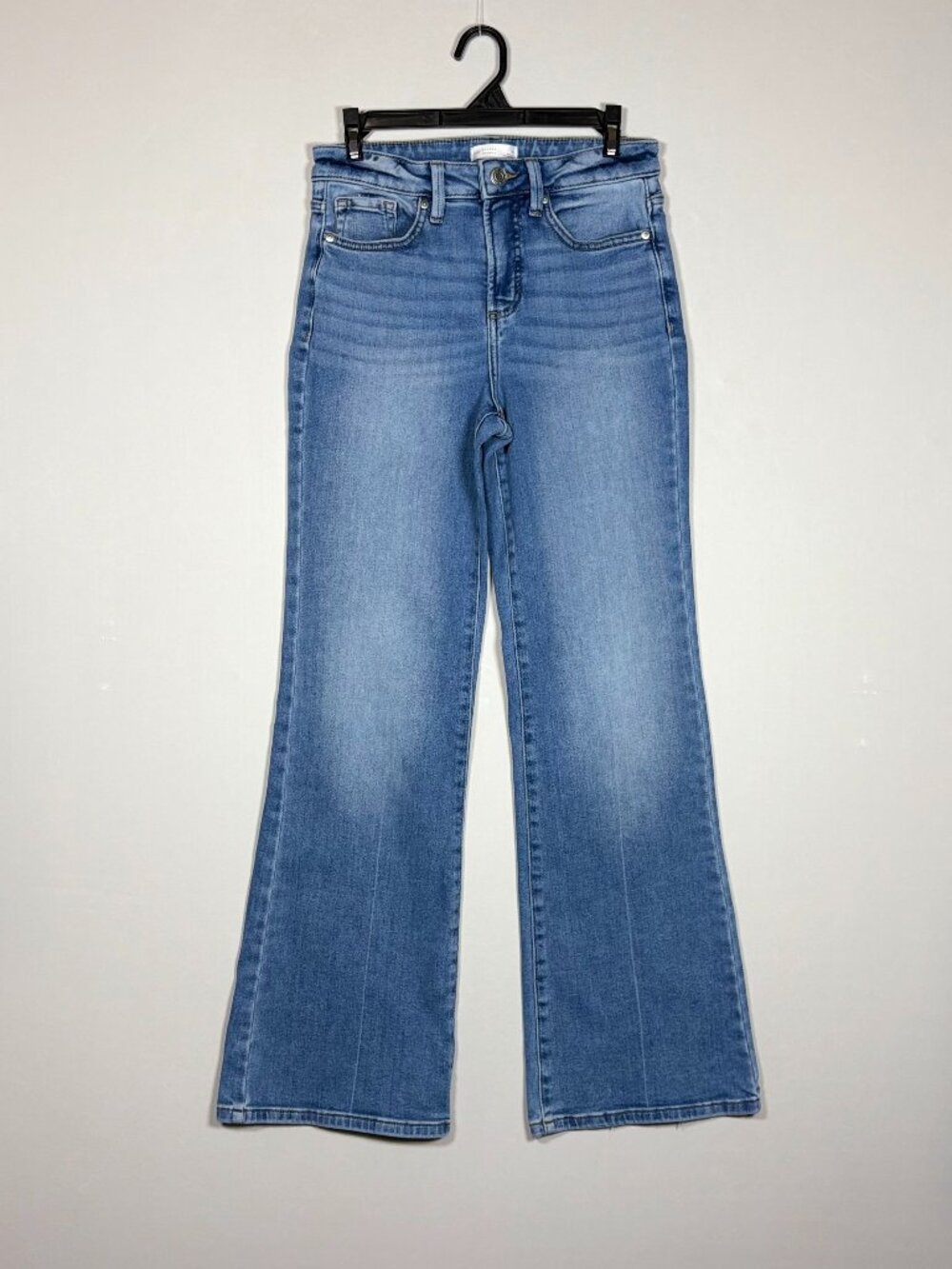 LC Lauren Conrad Medium Wash Wide Leg Flare Jeans Womens Size 4